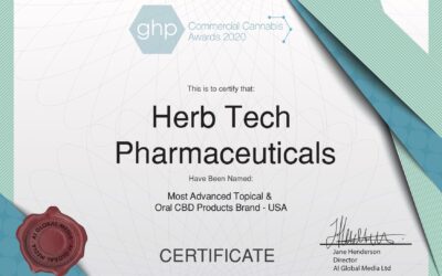 Herb Tech Named GHP 2020 Commercial Cannabis Awards Winner
